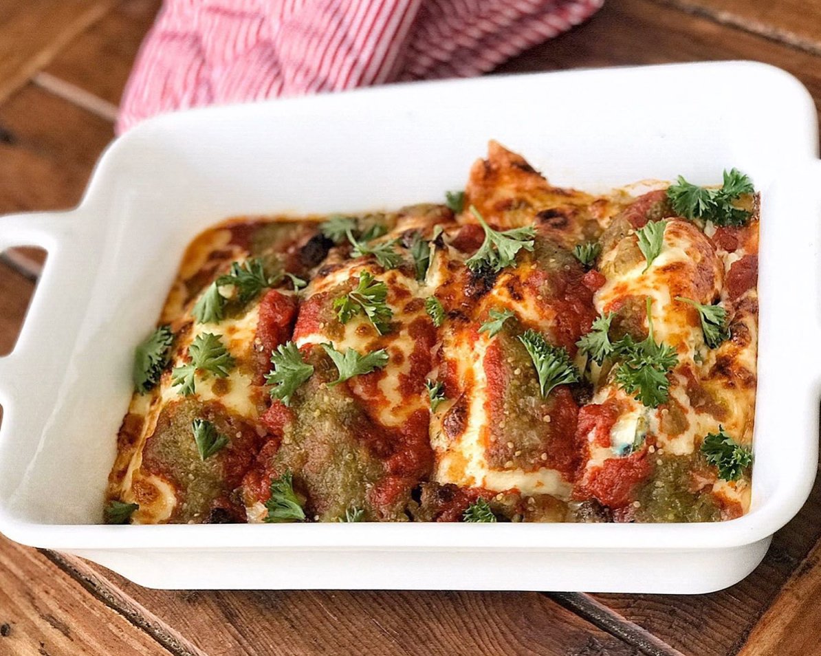 Folios Cheese Wrapped Lamb Enchiladas Cheese Folios